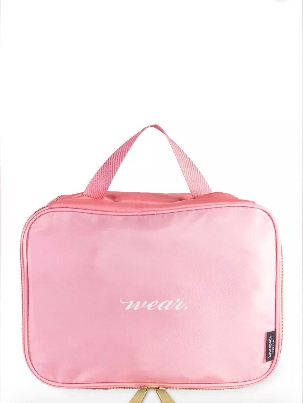 kate spade Pink Cosmetic Travel Case with Top Handle
